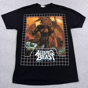 Altered Beast Sega Genesis Video Game Shirt Large Black Graphic Trinity Products